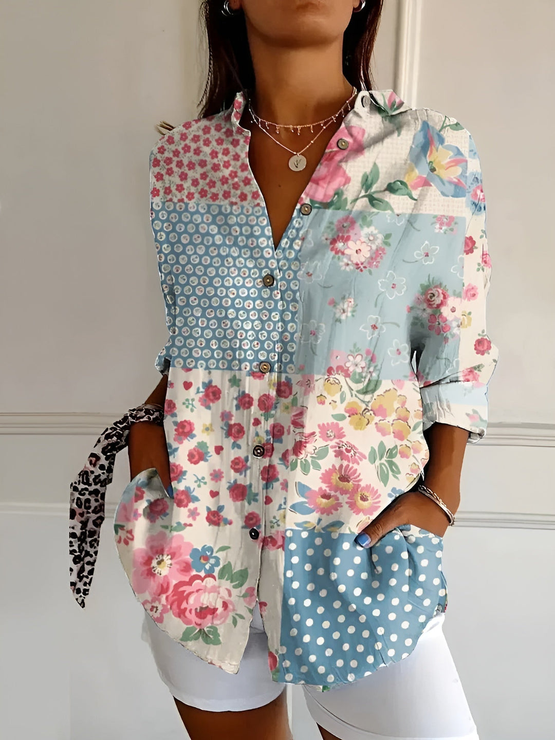Kaitlyn | Fluid Floral Blouse