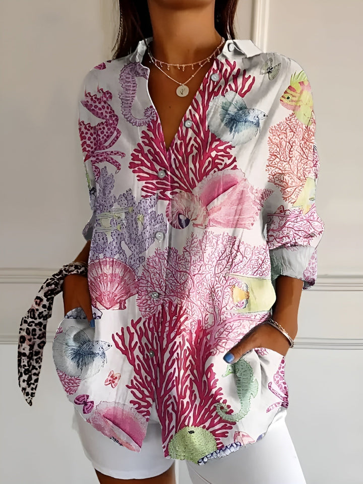 Kaitlyn | Fluid Floral Blouse