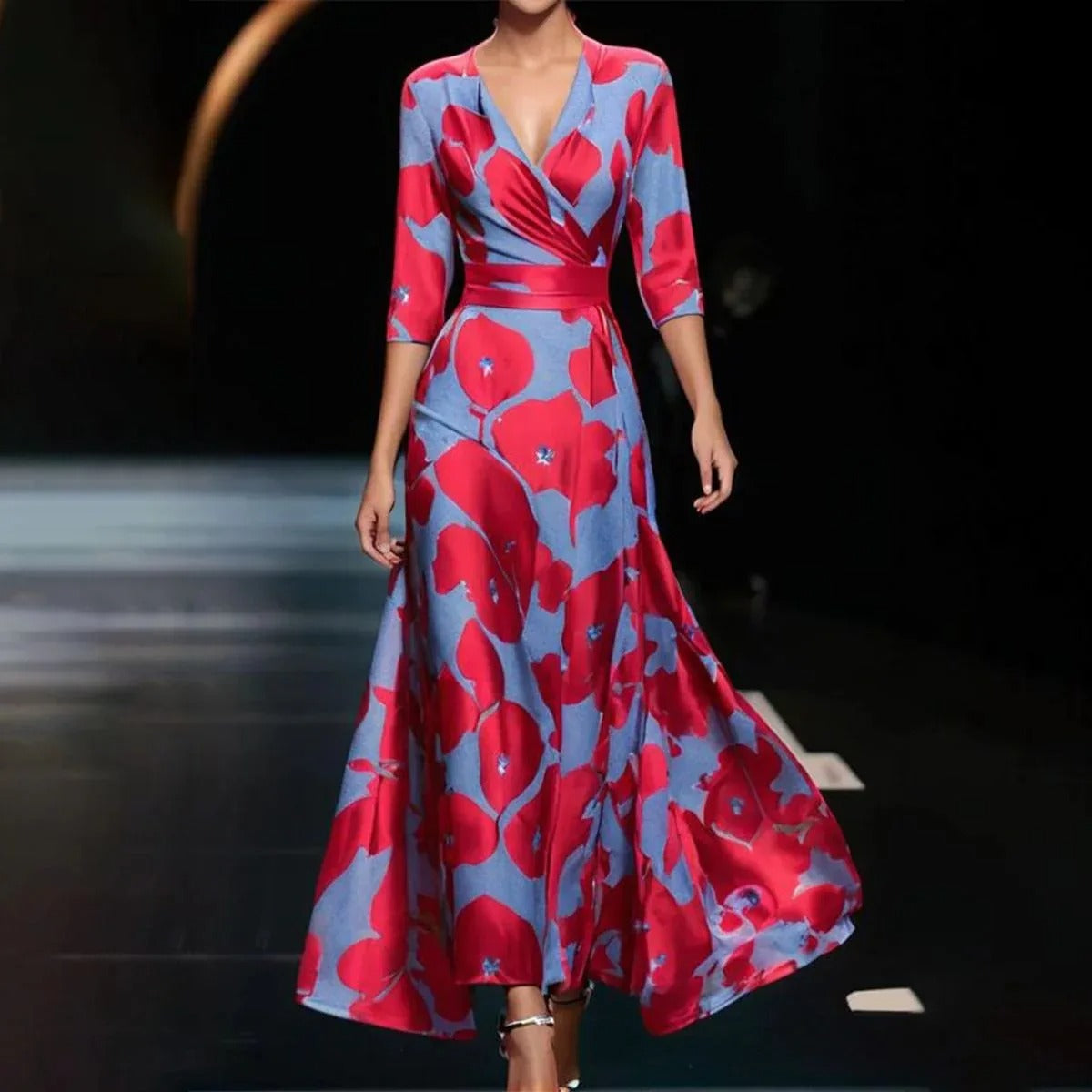 Bella | Chic Dress with Floral Print