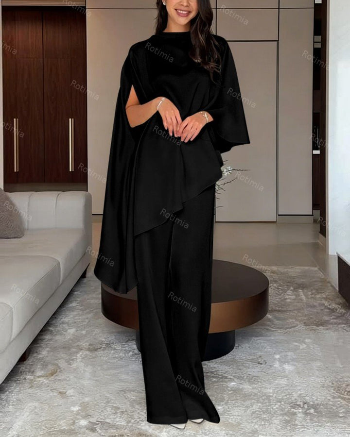 Celestine | Irregular Top & Pants Two-piece Set